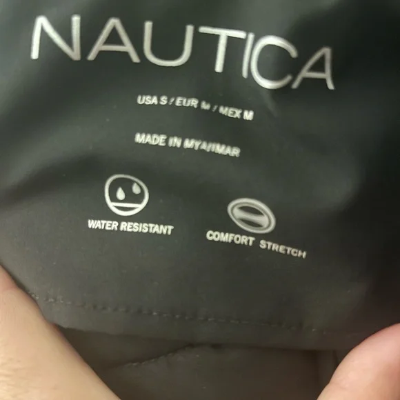 NAUTICA Women's Charcoal Hooded Puffer Coat - Picture 2 of 6